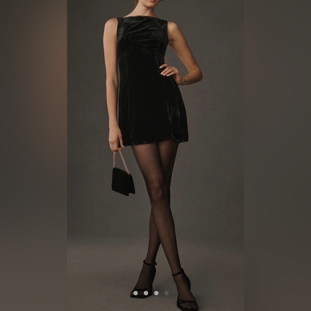 NWT Reformation Brisbane Velvet‎ Dress Size 4